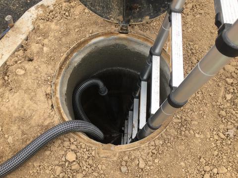 Test à la fumée réseaux eaux usées 2